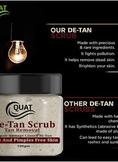 Quat De-Tan Face Scrub For Natural Glowing And Pimple Free Skin For men and women(100 Gm) - pzsku/Z5F3385F09628DE841D16Z/45/_/1740036789/add3e00b-81d8-4813-a31a-670dc84e1b26