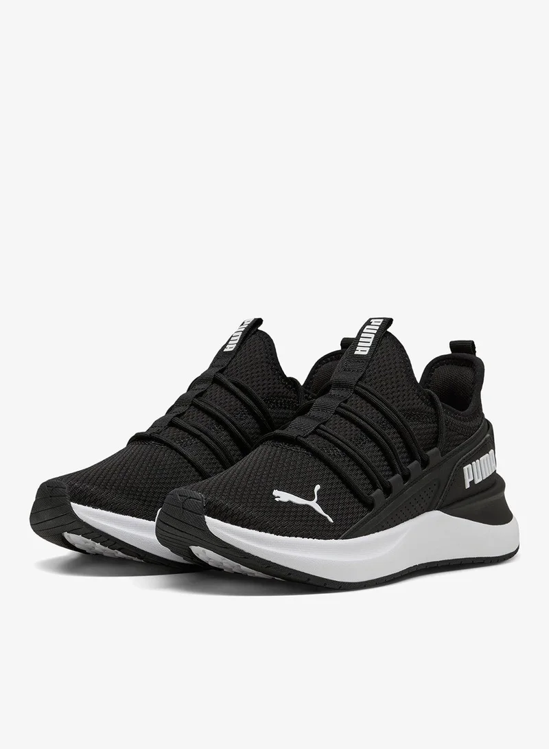 Puma PUMA Black-PUMA White Youth Softride Carson 2 Pulse  | Best Price UAE
