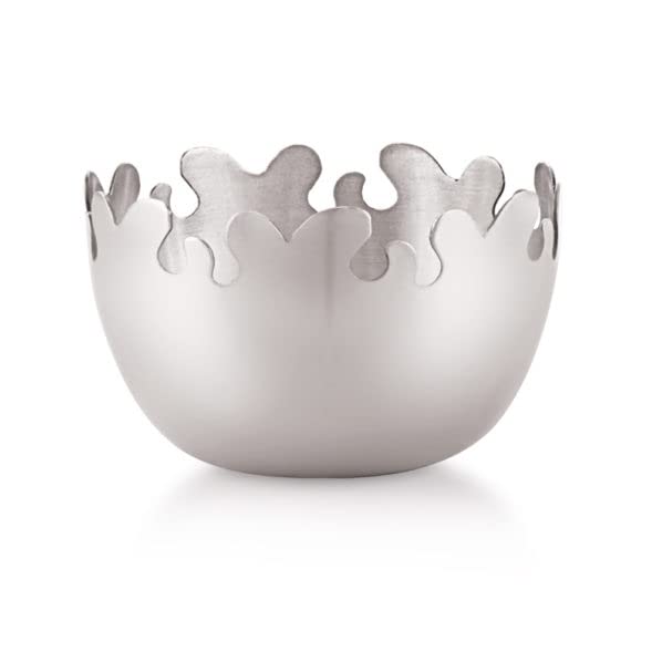 FINALITY Stainless Steel Navratn Dessert and Serving Bowl with Z Spoon, Size- 10 cm (4) - Image 2