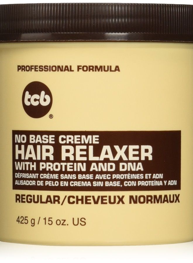 TCB No Base Creme Hair Relaxer, Regular, 15 Ounce - Image 1