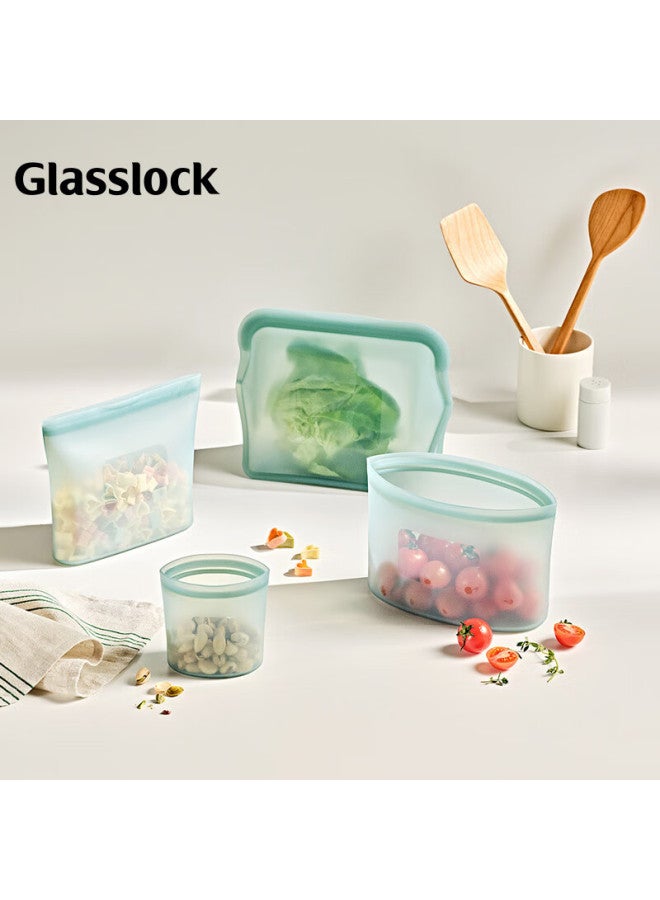 Glasslock Silicone Food-grade Kitchen Storage Bags, Microwave-safe, Refrigerator-freezer Compatible, For Food Storage, Portioning, Sealing And Organization, 700ml - Image 4