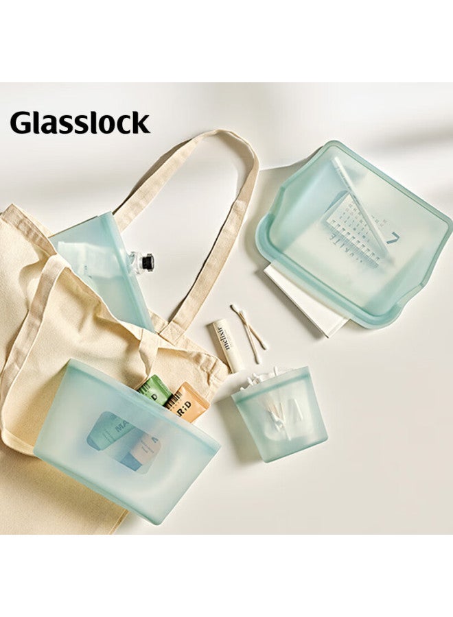 Glasslock Silicone Food-grade Kitchen Storage Bags, Microwave-safe, Refrigerator-freezer Compatible, For Food Storage, Portioning, Sealing And Organization, 700ml - Image 3