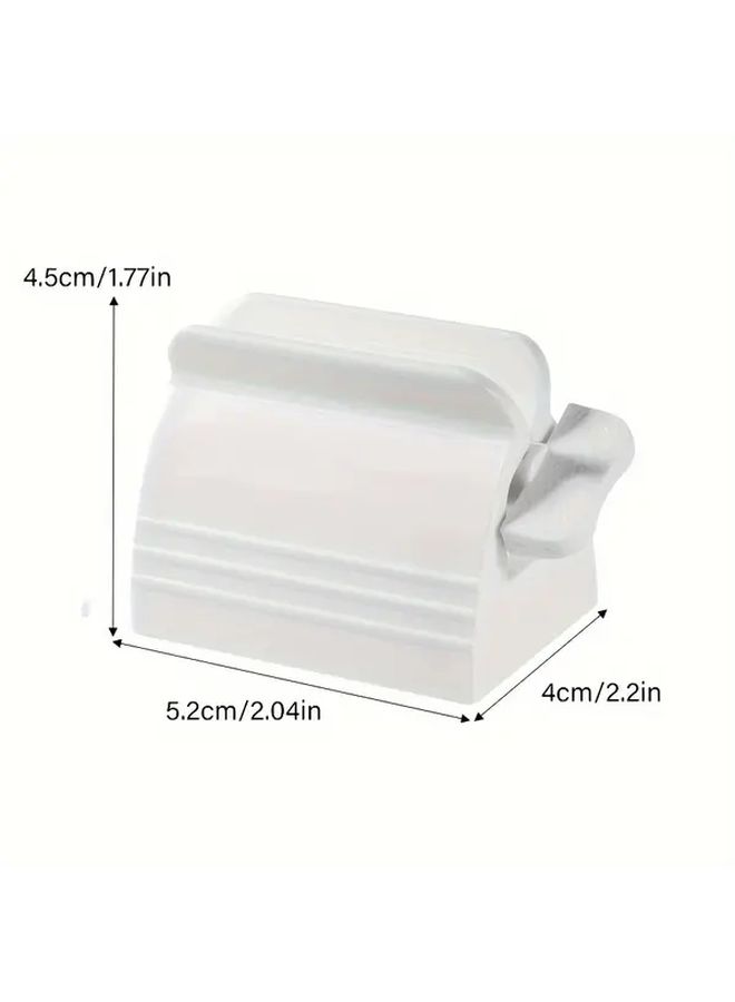 Red Automatic Toothpaste Dispenser Wall Mounted Hands Free Roller Squeezer - Image 3