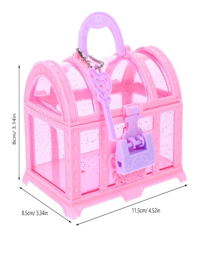 توي اند اونا صندوق كنز القراصنة من توياندونا، قطعتان، صندوق مجوهرات للبنات، صندوق أميرة، صندوق ألعاب مع قفل ومفتاح، صناديق حلوى، منظم تخزين تذكاري، صندوق هدايا، علبة خواتم، 11.50 × 8.50 × 8.00 سم، 8L11123978JTCZBFW - Image 3