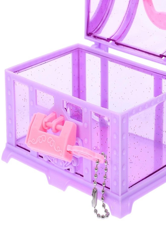 توي اند اونا صندوق كنز القراصنة من توياندونا، قطعتان، صندوق مجوهرات للبنات، صندوق أميرة، صندوق ألعاب مع قفل ومفتاح، صناديق حلوى، منظم تخزين تذكاري، صندوق هدايا، علبة خواتم، 11.50 × 8.50 × 8.00 سم، 8L11123978JTCZBFW - Image 5