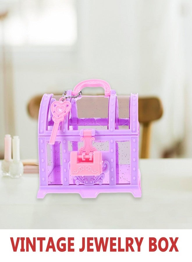 توي اند اونا صندوق كنز القراصنة من توياندونا، قطعتان، صندوق مجوهرات للبنات، صندوق أميرة، صندوق ألعاب مع قفل ومفتاح، صناديق حلوى، منظم تخزين تذكاري، صندوق هدايا، علبة خواتم، 11.50 × 8.50 × 8.00 سم، 8L11123978JTCZBFW - Image 4