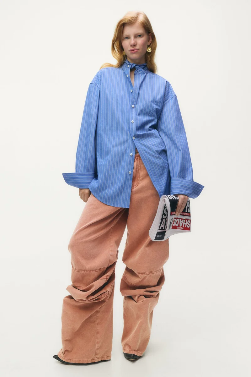 H&M Slouchy twill trousers