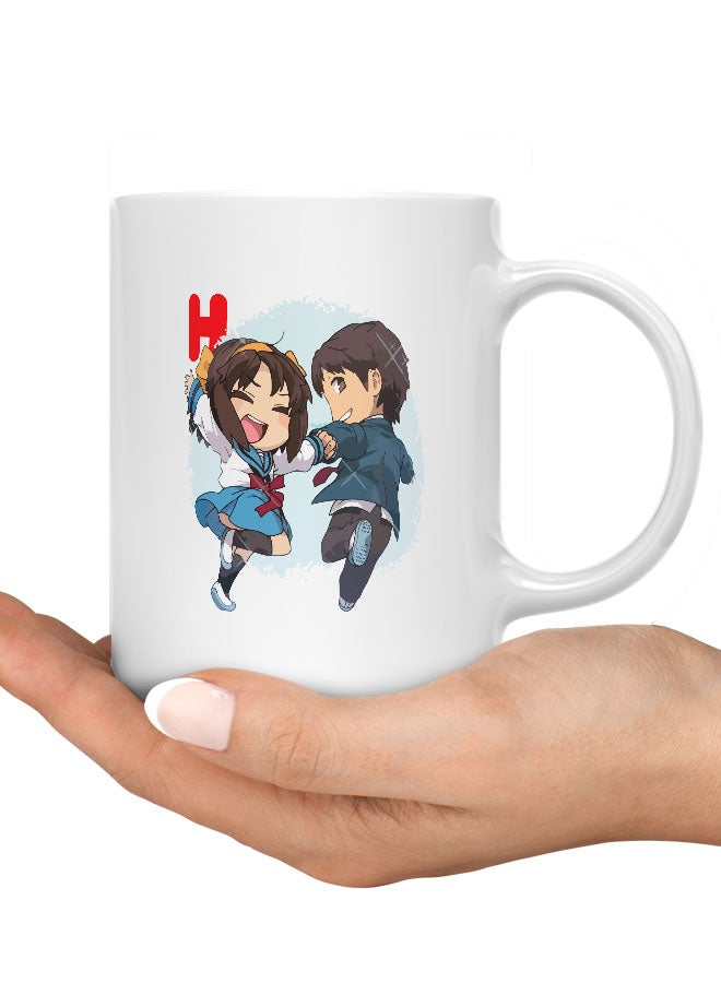 LIT Haruhi Suzomiya Mug Cute Couple Mug for Coffee Haruhi Waifu Gift Mug Haruhi Suzomiya The Melancholy of Haruhi Suzumiya-Anime Character Fan - Image 3