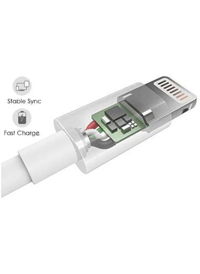 Generic - Lightning Cable 1M USB Charge Sync For IPhone Or IPad White - Image 1
