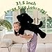 BENINY Giant Black Lab Stuffed Animal 315 Inch Big Realistic Stuffed Labrador Dog Plush Toy Puppy Throw Pillow Gift for Kids - Image 4