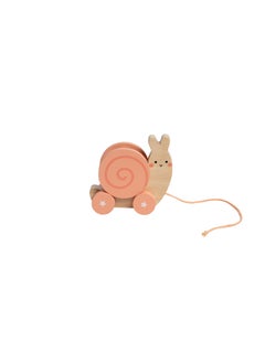 pearhead snail wooden pull toy  - Image 1