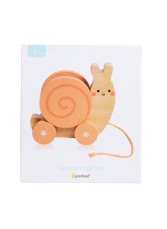 pearhead snail wooden pull toy  - Image 3