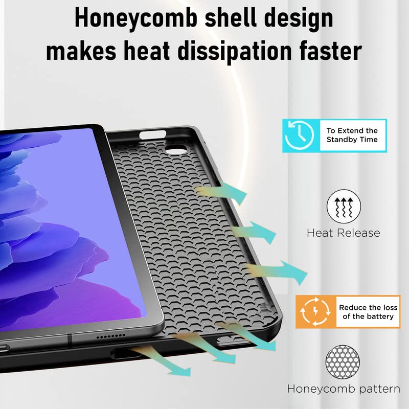 Robustrion Smart Flexible Flip Stand Case Cover for Samsung Galaxy Tab A7 10.4 inch [SM-T500/T505/T507] 2020 - Deer Dark Green - Image 3