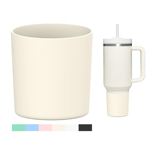 WUQID Higher Silicone Boot Compatible with Stanley Quencher H20 40oz 30oz 20oz IceFlow Flip 30oz 20ozFit Same Diameter 20oz40oz Tumbler Cups AntiSlip Bottle Bottom Sleeve Cover - Image 1