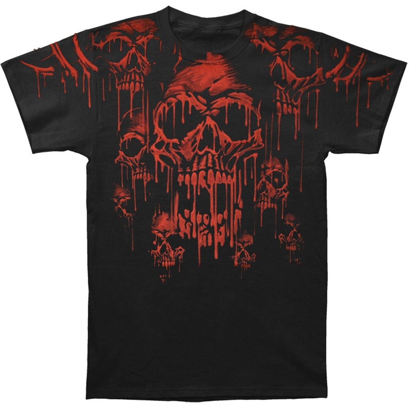 Liquid Blue Men's Acid Rain T-Shirt, Black, Medium - Image 3