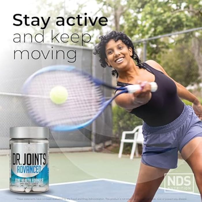 Dr. Joints NDS Nutrition Advanced Joint Health Formula - 90 Capsules | FruiteX-B, Glucosamine Sulfate, Chondroitin, Improved Joint Mobility and Flexibility Support, 30 Servings, Unflavored - Image 3
