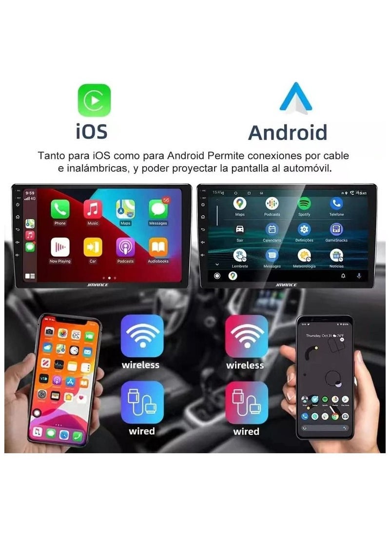 RAYMOS Android Screen For Nissan Sentra 2012 2013 2014 2015 2016 2017 2018 2019 4GB RAM QLED Support Apple Carplay Android Auto Wireless 10 inch Screen With Free AHD Camera - Image 2