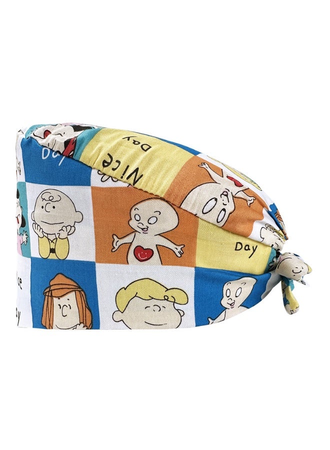 NIBEMINENT Hospital Nurse Scrubs Cap Beautician Scrub Hat Pet Shop Surgery Cap Dentist Cap Doctor Scrub Cap Long Hair Hat Accessories