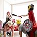 RICHNESS Kids Play Swords and Shields Foam Sword and Shield with Pirate Map and Treasures Toy Weapons for Kids Dress Up and Costumes Pack of 2 Players - Image 4