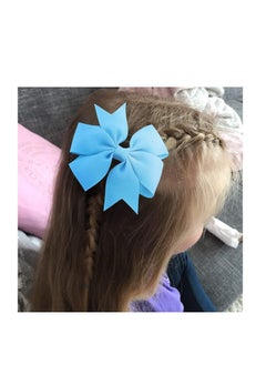 ORiTi ORiTi 30Piece 3 inch Boutique Grosgrain Ribbon Pinwheel Hair Bows Alligator Clips For Girls Babies Toddlers Teens Gifts In Pairs - Mix Color  - Image 5