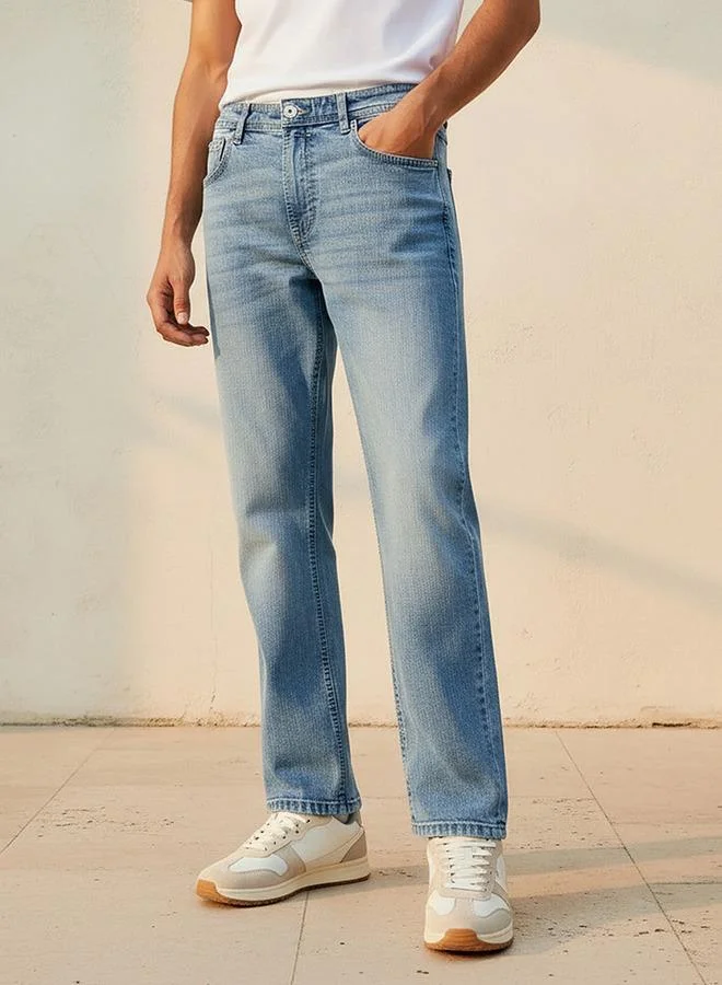 Splash FAV Men Straight Fit High Rise Jeans