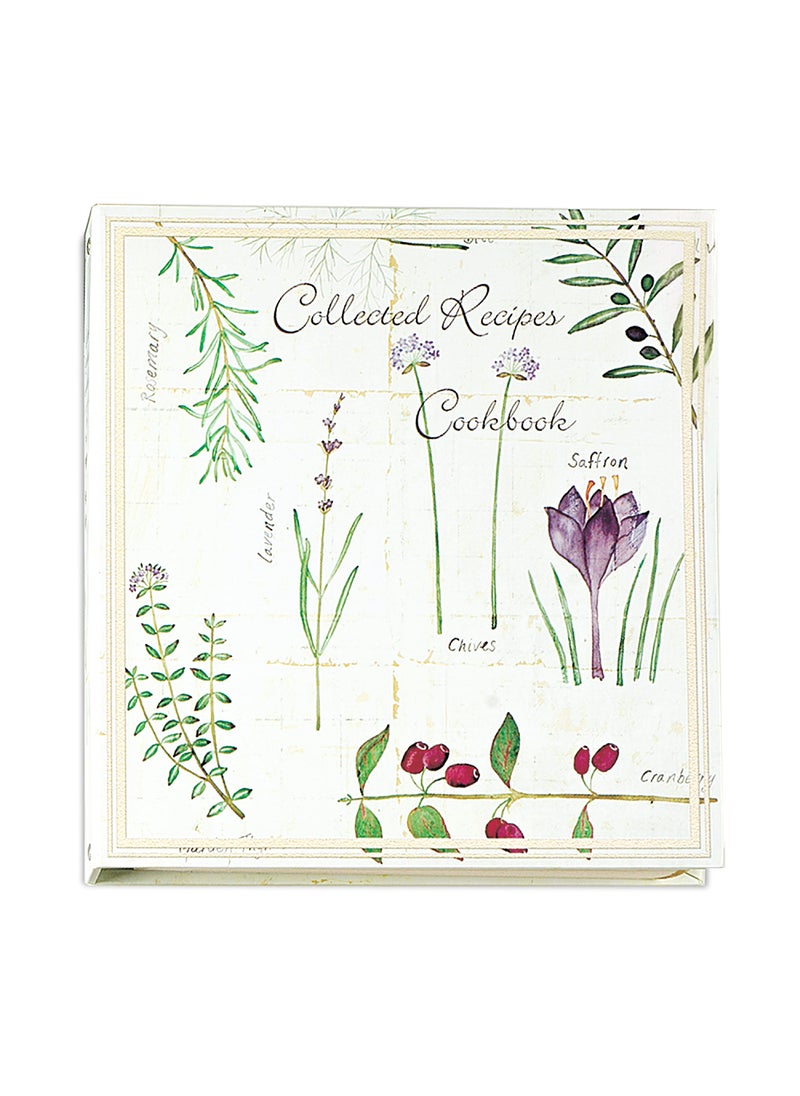 Meadowsweet Kitchens Meadowsweet Kitchens Collected Recipes Cookbook3 Ring Binder W8 Tab Dividers WCategories Make Your Own Cookbook 36 8 12 x 11 SelfAdhesive Magnetic Pages Recipe Pages  Botanical Treasures 