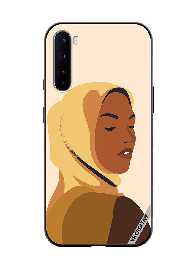 VR CREATIVE Protective Case Cover For OnePlus Nord Cartoon Woman Shape Design Multicolour - Image 1