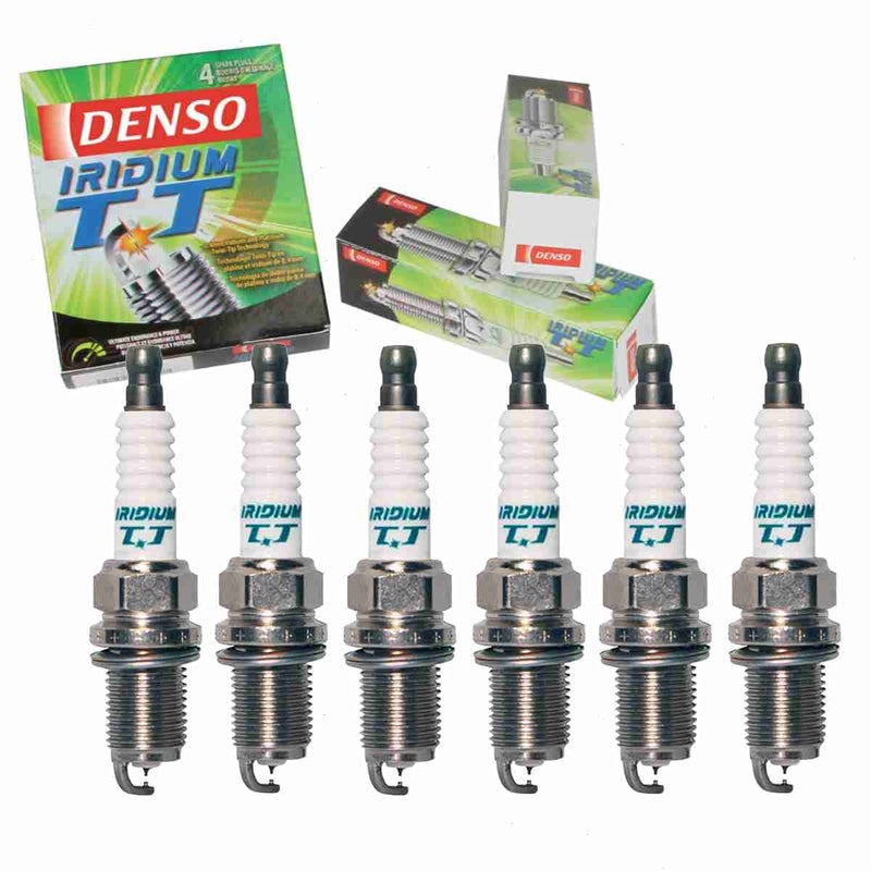 6 pc DENSO Iridium TT Spark Plugs compatible with Lexus IS300 30L L6 20012005