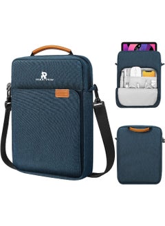 Rock Pow 9-11 Inch Tablet Sleeve Bag Fits iPad Air 11 inch (M3/M2)2025/2024,iPad A16 11 inch 2025, iPad air 5th 10.9inch 2022/Air 4th 10.9 inch 2020 iPad Pro 11 M2 2022-2018 iPad 10th 10.9 Air 4 10.9 Tab S8 Tab A9 Plus 11inch, Tab S9 11inch,Tab S9FE 10.9inch Handle Carrying Case with Shoulder Strap  - Image 1