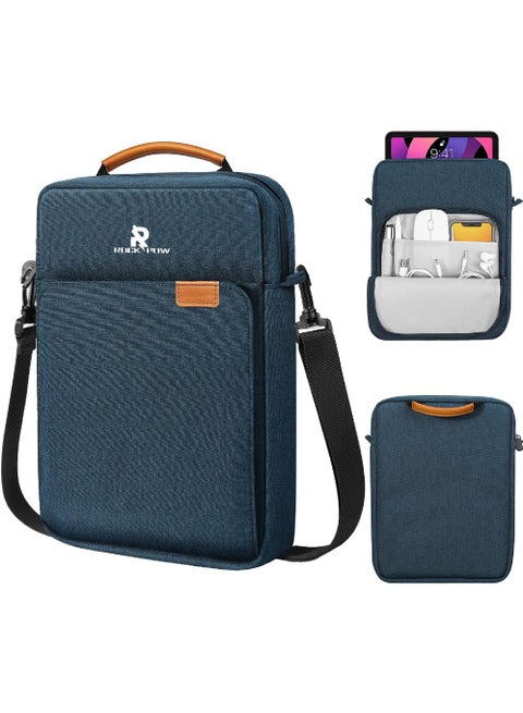 9-11 Inch Tablet Sleeve Bag Fits iPad Air 11 inch (M3/M2)2025/2024,iPad A16 11 inch 2025, iPad air 5th 10.9inch 2022/Air 4th 10.9 inch 2020 iPad Pro 11 M2 2022-2018 iPad 10th 10.9 Air 4 10.9 Tab S8 Tab A9 Plus 11inch, Tab S9 11inch,Tab S9FE 10.9inch Handle Carrying Case with Shoulder Strap
