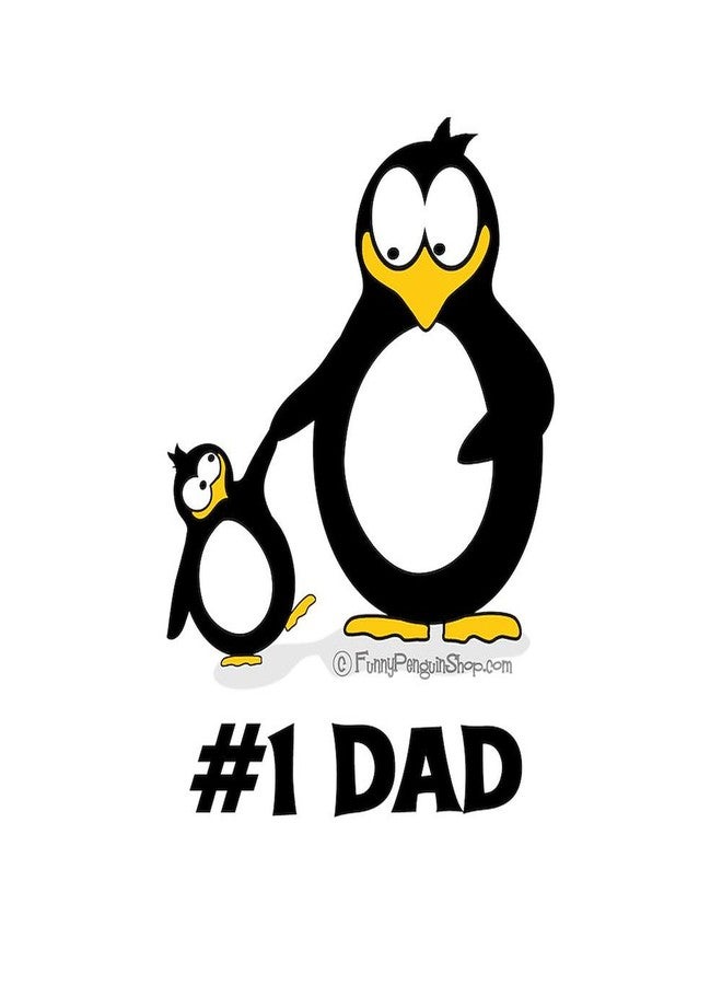 cafe press CafePress Number 1 Dad Penguin Mug 11 oz (325 ml) Ceramic Coffee Mug - Image 3