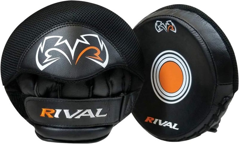 RIVAL Boxing RPM5 2.0 Parabolic Punch Mitts - Perfect for Precision and Combination Punching, 7" Diameter Striking Surface - Image 1
