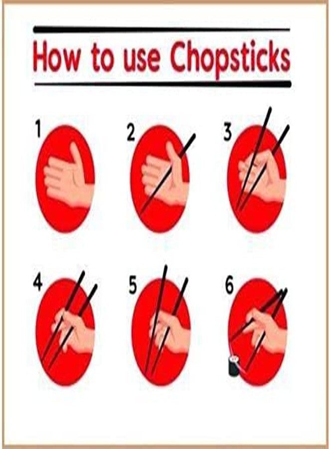 Kunya® Eating, Cooking, Training, Decorative Wooden Chinese, Japanese, Korean, Vietnamese Fancy Noodles Sushi Chopsticks, 10 Set (Joint Chopstick) - Image 5