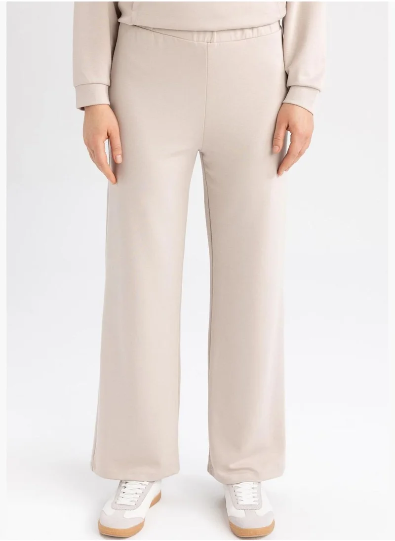 DeFacto Woman Wide Leg Knitted Trousers