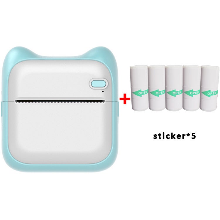 New Mini Pocket Wrong Title Printer Student Portable Label Po Bluetooth Thermal Printer - Image 1