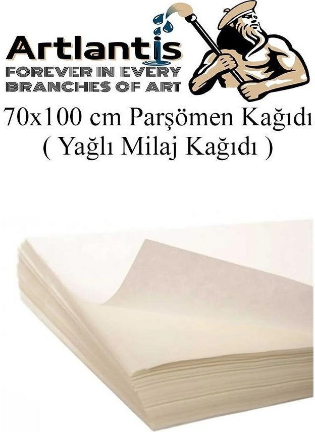 Artlantis Parchment Paper Millage Paper 70X100 cm 10 Pieces Oil Drawing Paper Parchment Fine Copy Paper  - Image 4