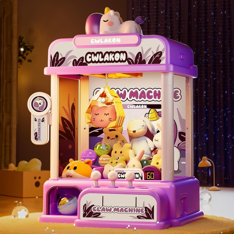 CWLAKON Candy Grabber Candy Machine, Sweets, Grabber, Slot Machine, Dispenser, Arcade Grabber, Slot Machine, Gripper Arm Vending Claw Machine for Children - Image 1
