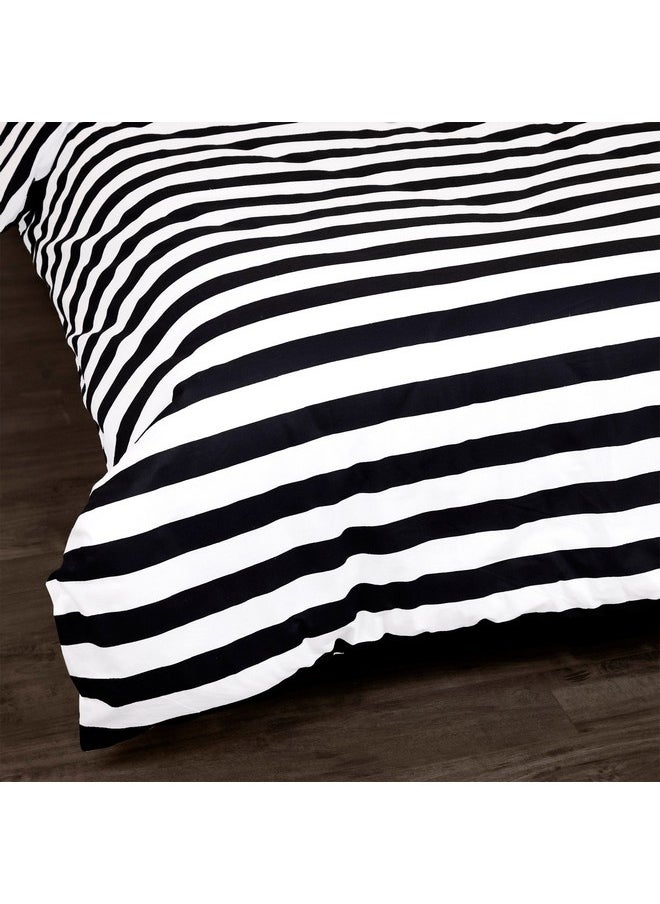 Home Box Malta 2-Pieces Stripe Printed Cotton Single Duvet Cover Set 200 x 135 cm  - Image 1