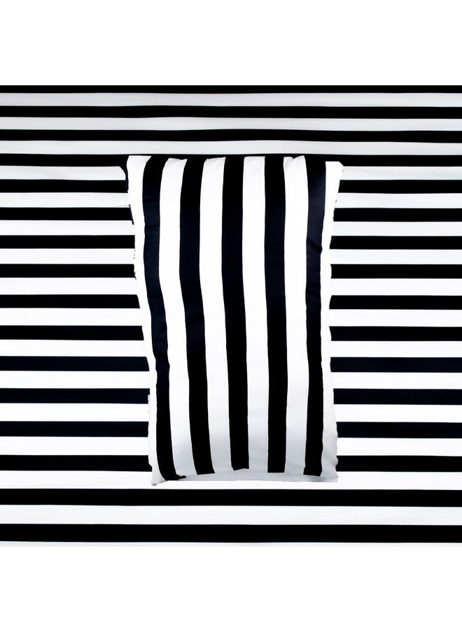 Home Box Malta 2-Pieces Stripe Printed Cotton Single Duvet Cover Set 200 x 135 cm  - Image 2