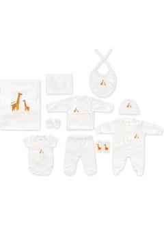 Owli Purecotton Newborn Set - 10 Pieces Lil Giraffe 