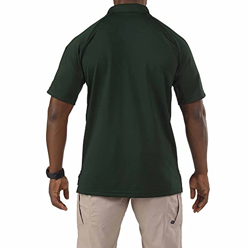 5.11 Tactical Men's Performance Short Sleeve Polo Shirt, Style 71049, L.E. Green, Small - Image 2