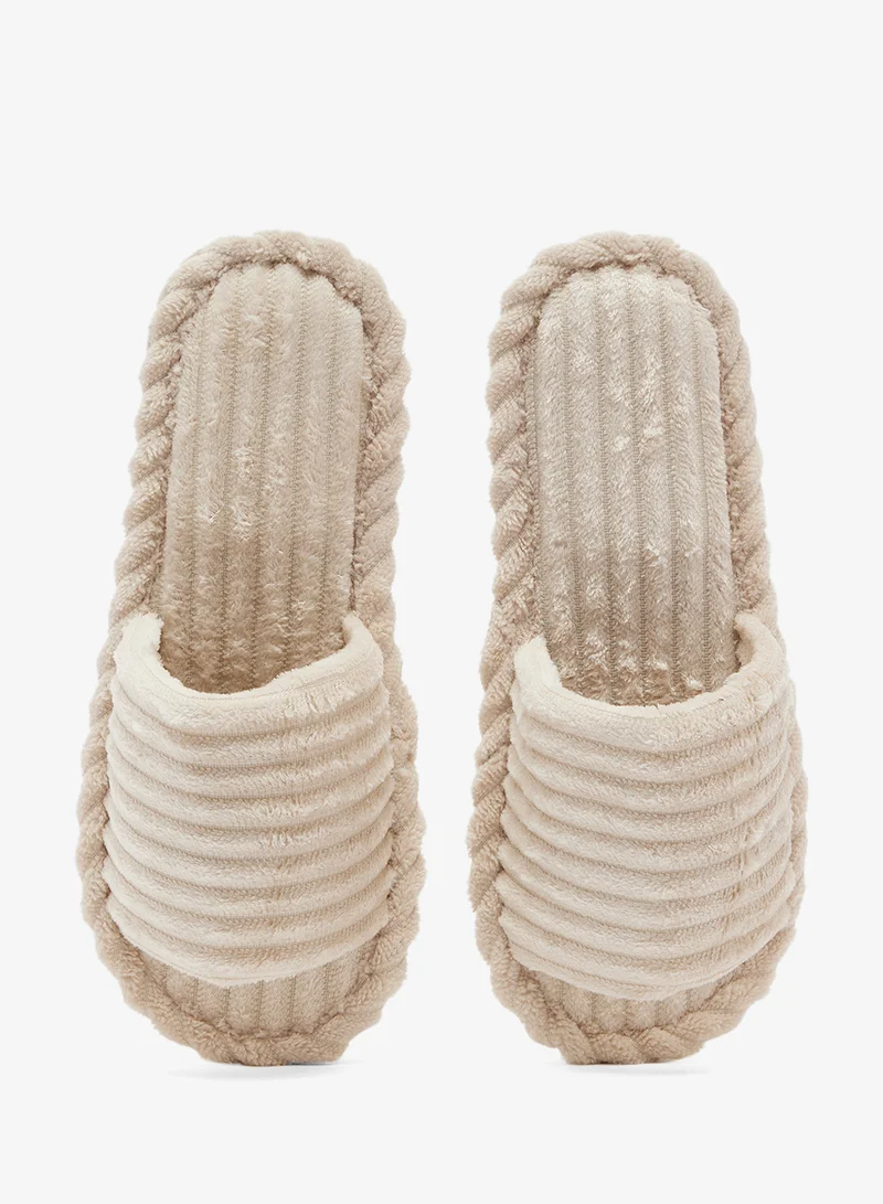 جينجر شبشب غرفة نوم مخملي مريح