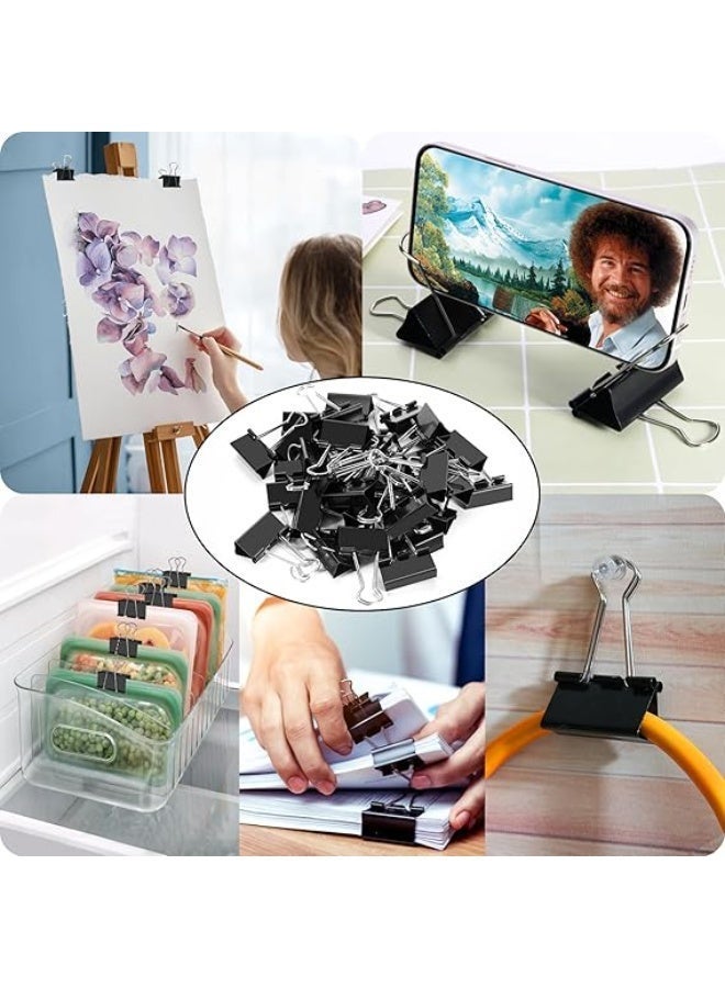 EVERGREEN binder clips 3 pack 36 pcs , 32 mm size, black - Image 3
