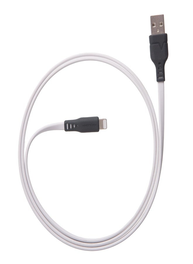 Ventev Flat USB A to Apple Lightning High Speed Tangle-Free 6 Foot Cable - Image 1