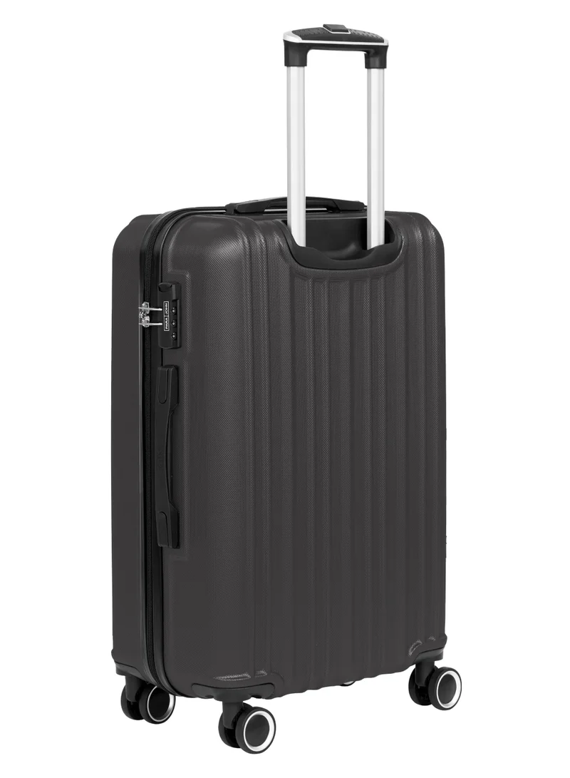 Parajohn L(28 INCH) nner Trolley SuiLarge 28-Inch ABS Material Lightweight Hardshell Luggage Trolley | carrying 3.75kg Durable Hardsided Spitcase Black  | Best Price UAE