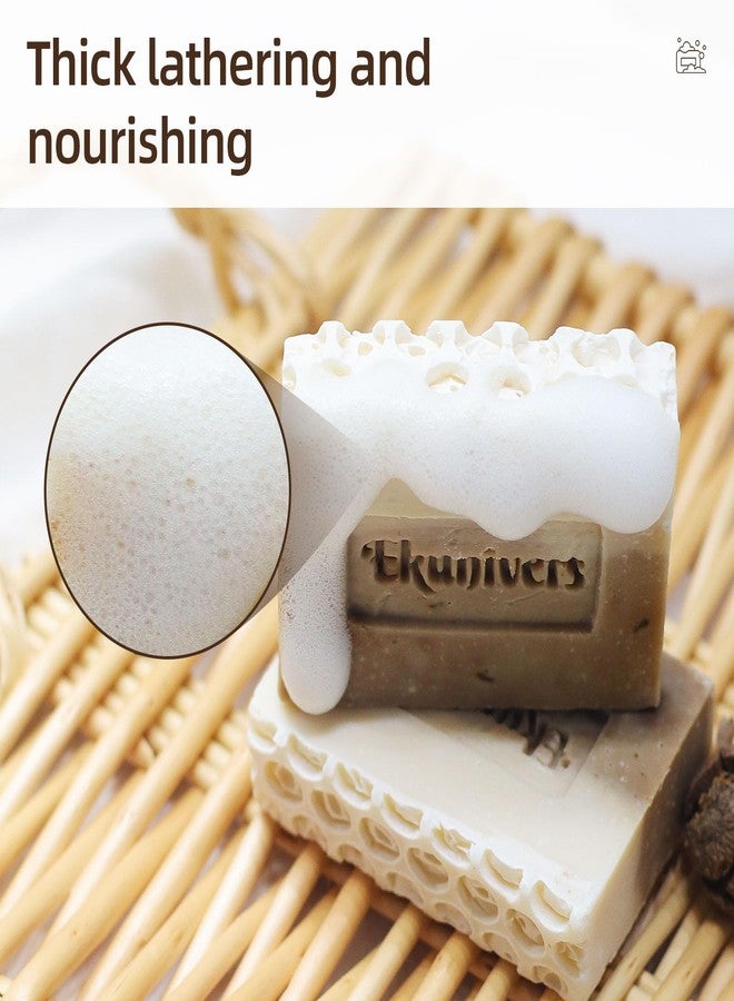 Ekunivers Handmade Soap Bar – Organic Cold Process, Gentle for All Skin Types, Natural & Vegan Skincare, Moisturizing & Exfoliating - Image 3