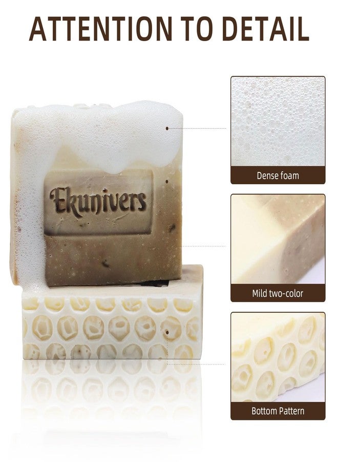 Ekunivers Handmade Soap Bar – Organic Cold Process, Gentle for All Skin Types, Natural & Vegan Skincare, Moisturizing & Exfoliating - Image 4