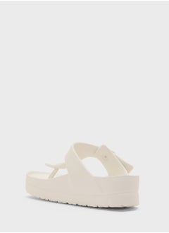Truffle Eva Toe Chunky Flatform Flat Sandal  - Image 2