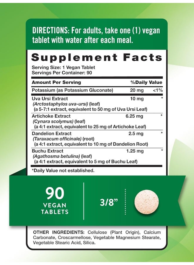 Nature's Truth Super Strength Water Pill With Potassium Coated Caplets 90 Multi - Image 2