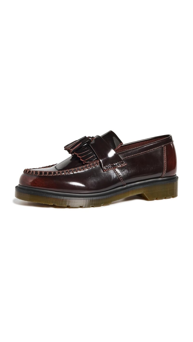 Dr Martens Mens Adrian Tassle Loafer Size 6 DM US 5 FM UK Color Cherry Red Arcardia